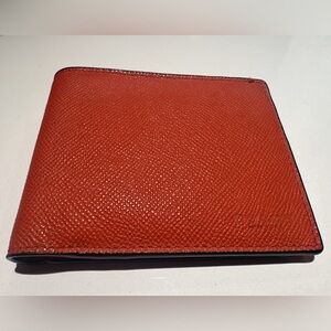 Coach Red Leather Card Holder
